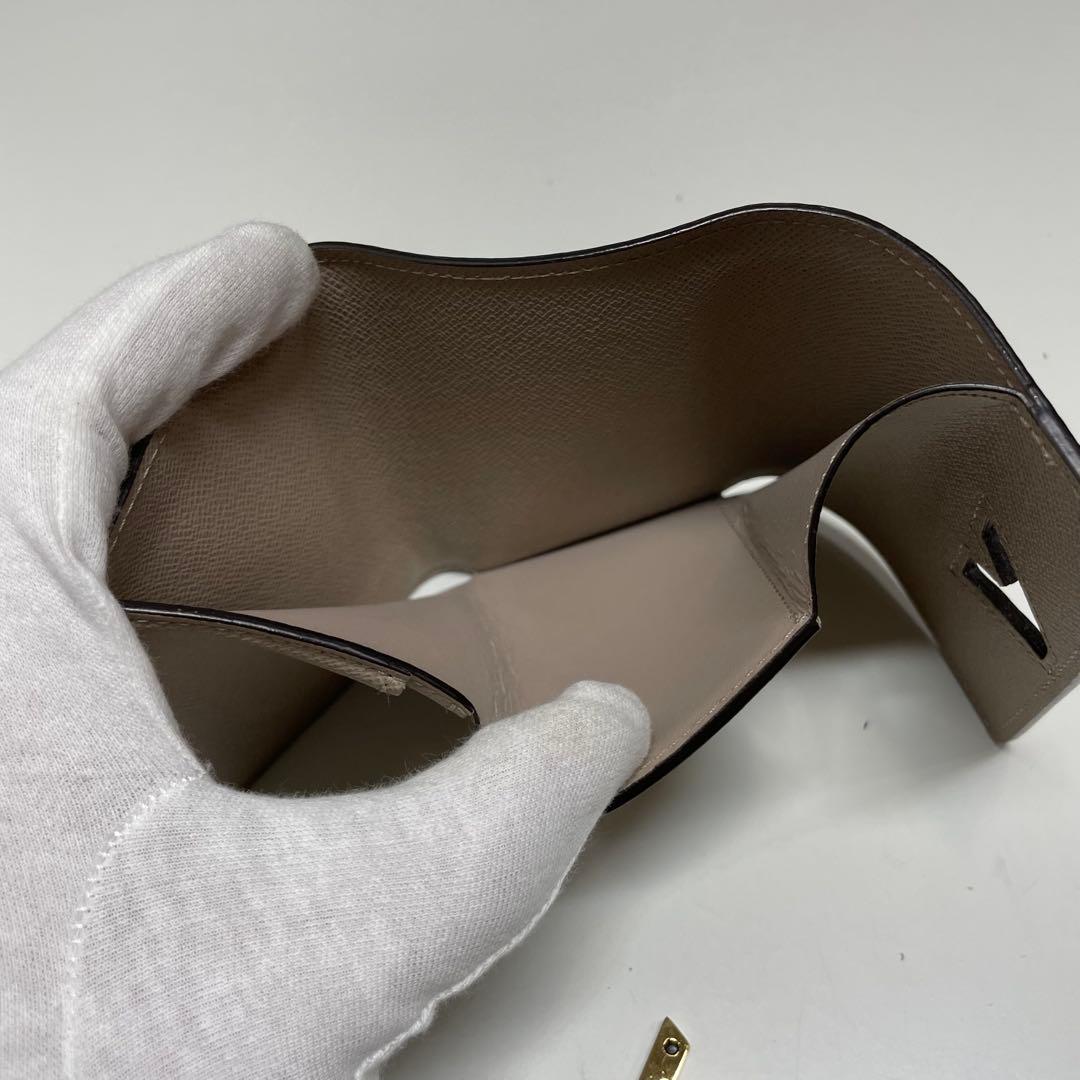 ブ*休様 訳あり　LOUIS VUITTON ポルトフォイユ・ツイスト ベージュ