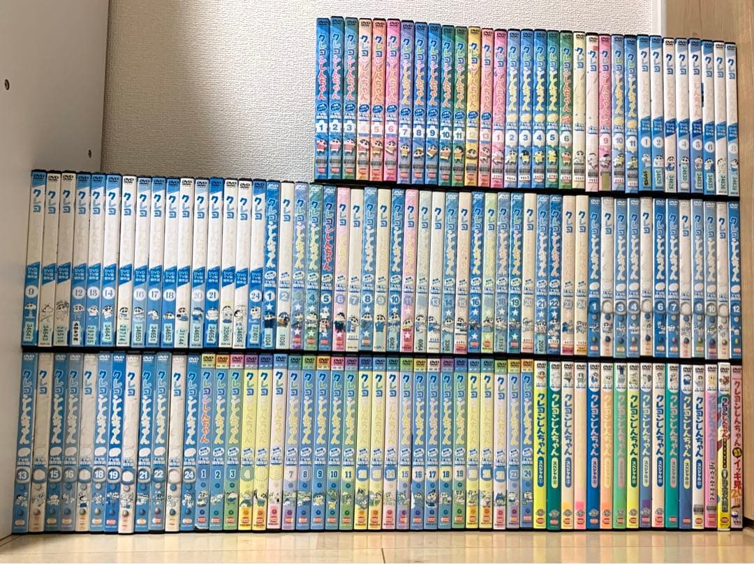 クレヨンしんちゃん DVD 1〜5期&DVDTV版傑作選&スペシャル　全巻セット