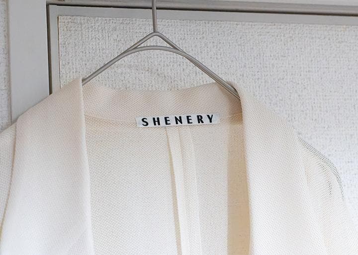 【美品／2025年5月発売】SHENERY フレンチスリーブメッシュジャケット