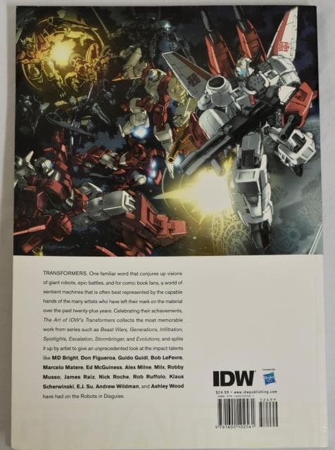 中古 イラスト集「The Art of IDW’s Transformers」