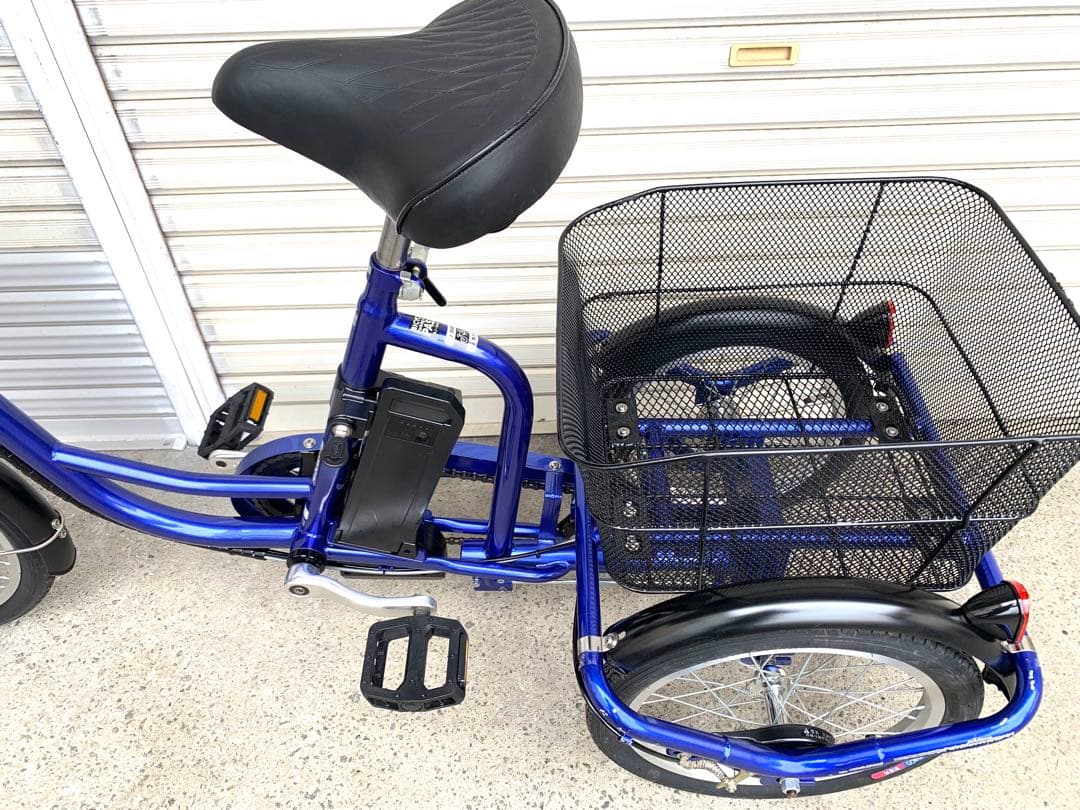 送料無料 E-PAR+ON電動アシスト三輪自転車 5.8Ah 20-16インチ