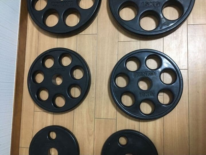 IVANKOイヴァンコ オリンピックプレートセット計67.5kg 穴径50mm