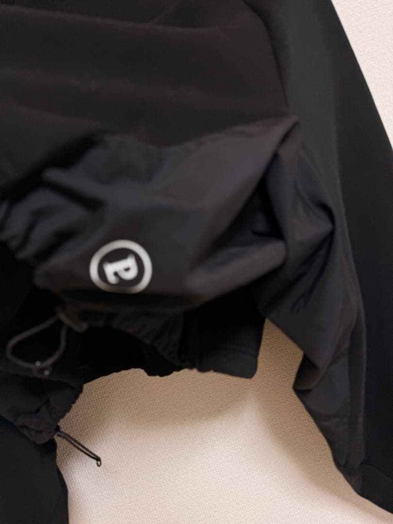 バック裏起毛コンビショートプルオーバー