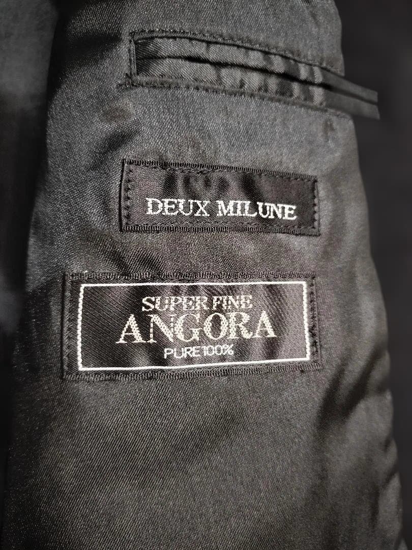 定価98000円★美品1点モノ★アンゴラ100％高級ロングコート百貨店購入★L