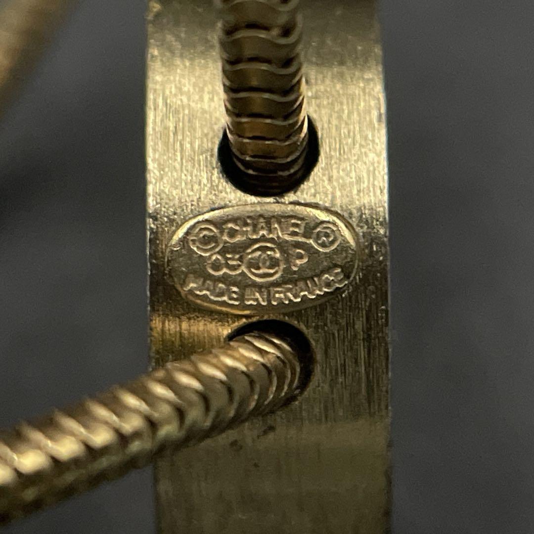 鑑定済み　オールド　シャネル　ココマーク サークル　ネックレス　ゴールド