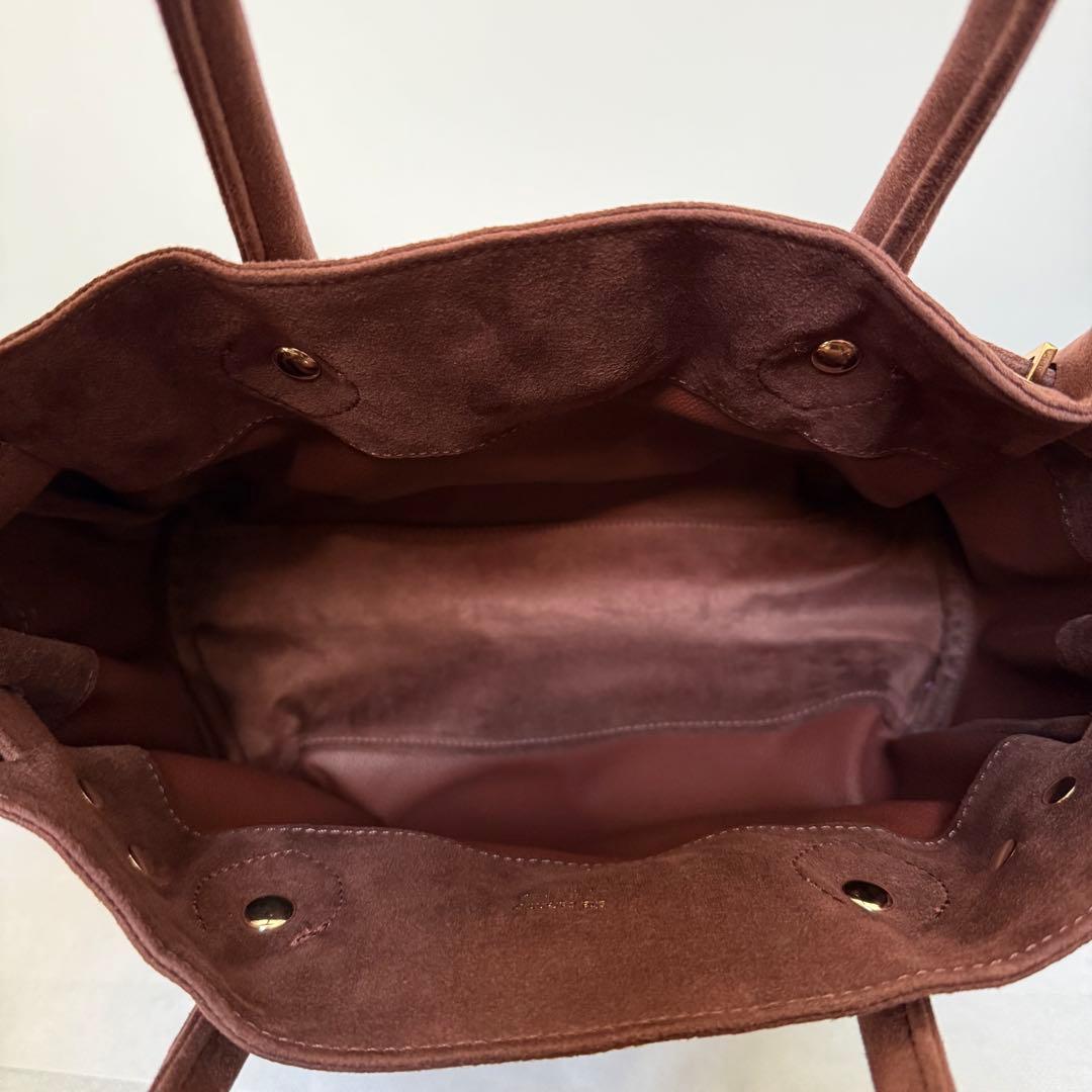 未使用 シータパランティカ スピックアンドスパン別注　フェイクスエードトート M