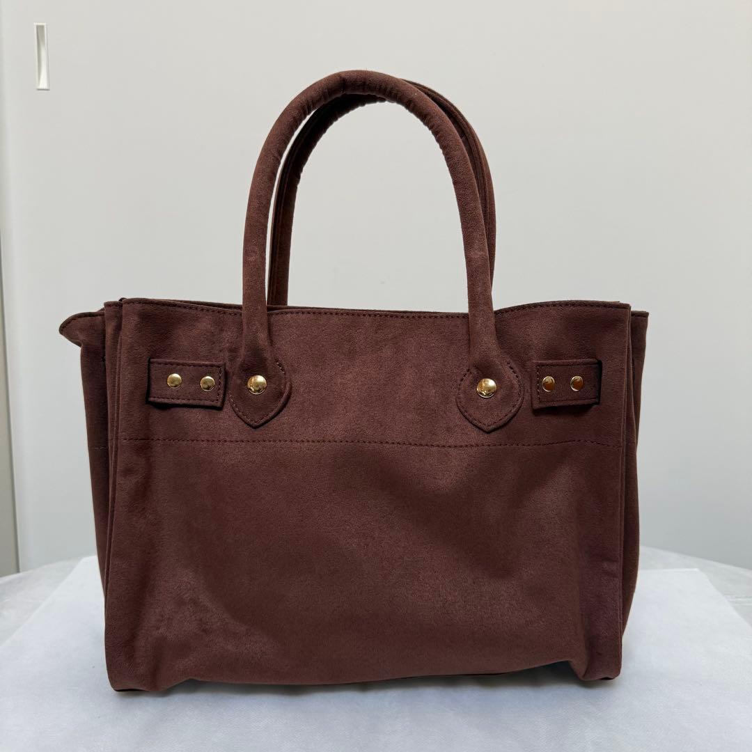 未使用 シータパランティカ スピックアンドスパン別注　フェイクスエードトート M