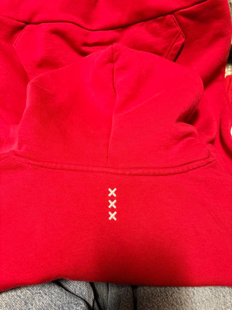 日本未発売/アヤックス アディダス パーカー XL 赤 AJAX adidas