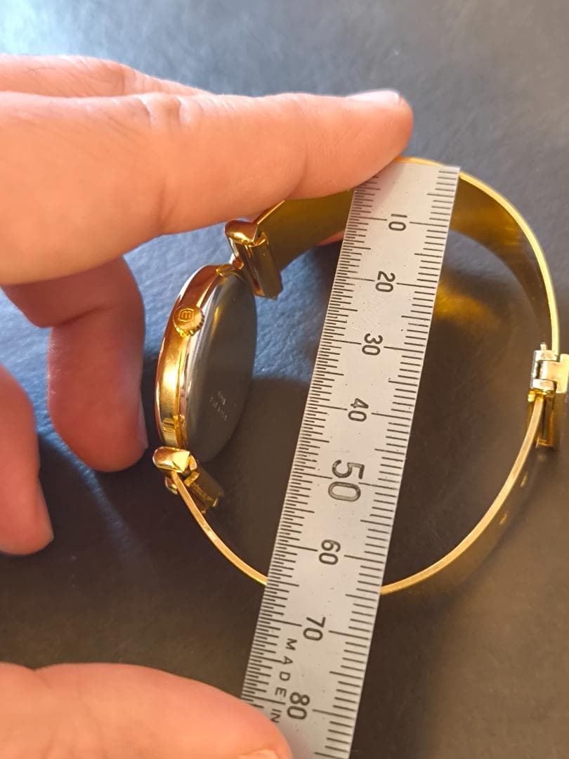 WALTHAM ウォルサム スイス製 手巻き 腕時計 ゴールド色ブレスレット