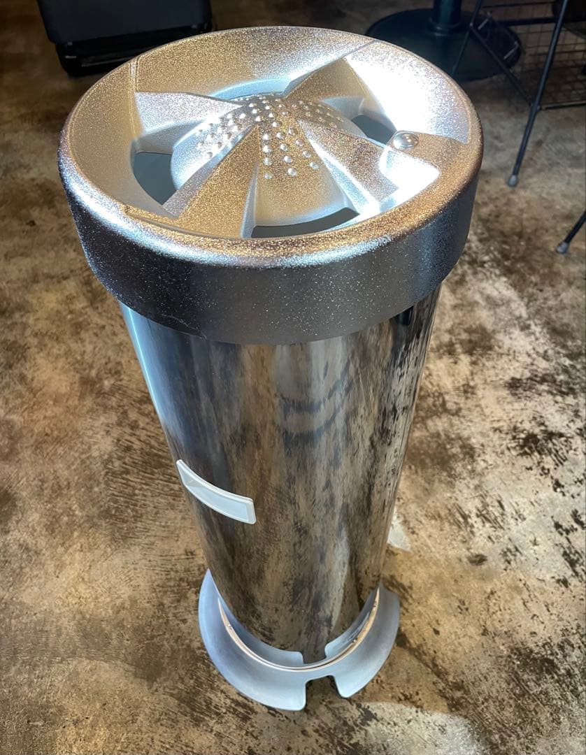 ステンレス製 置き型灰皿 蓋付き JT灰皿 新品未使用