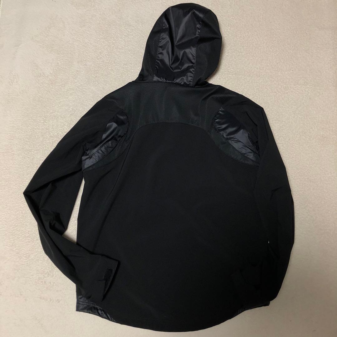 美品　ATHLETA ウインドブレーカー上下　セットアップ　防寒　ブラック　M