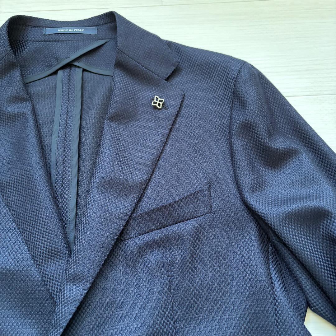 【美品】TAGLIATOREタリアトーレモンテカルロネイビージャケット50