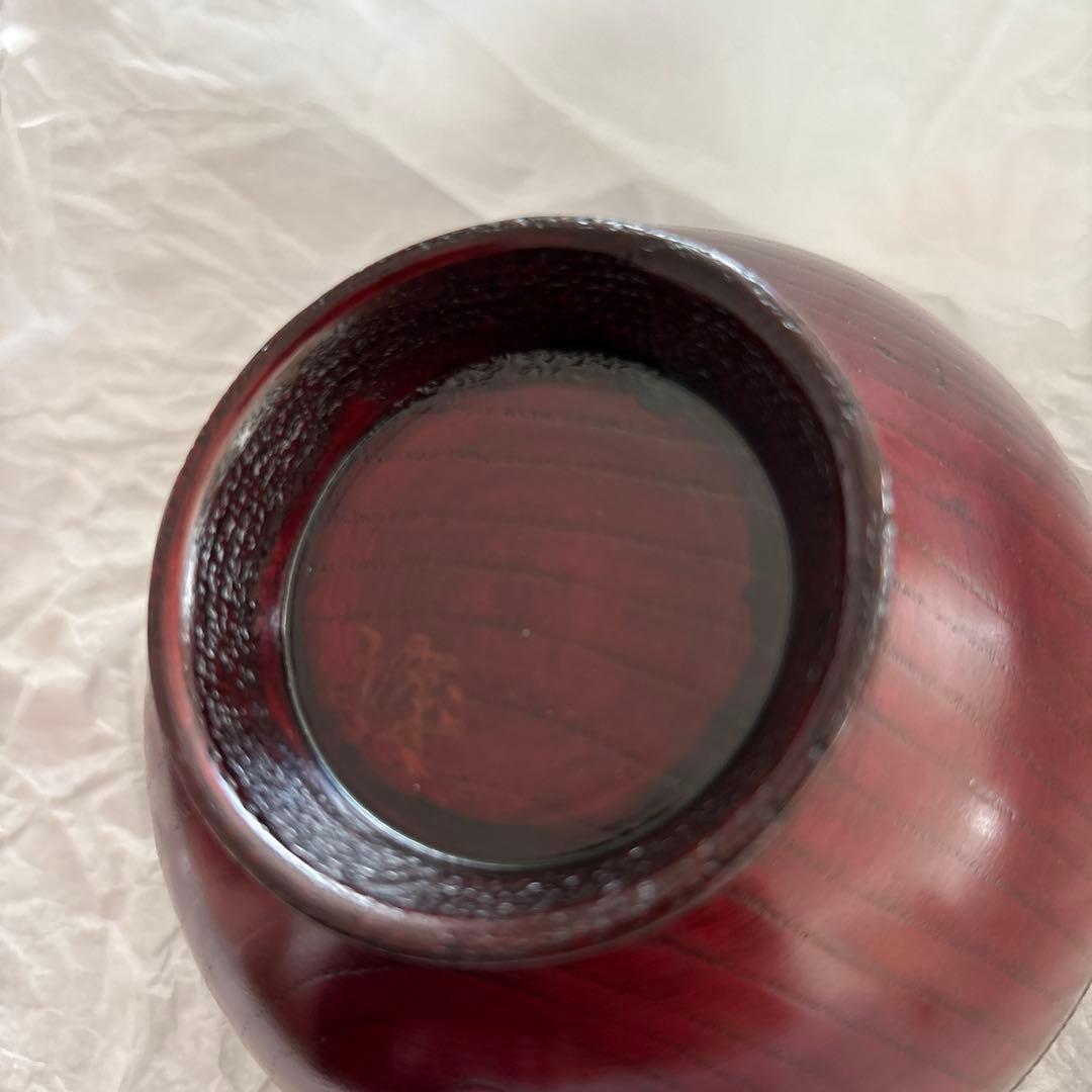 鈴武 会津漆器 紅布着　汁椀 5個セット 未使用品