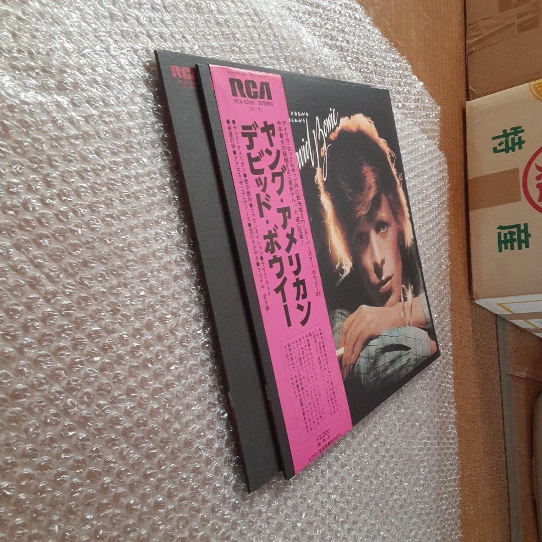 帯傷み David Bowie ヤング・アメリカンズ レコード2枚