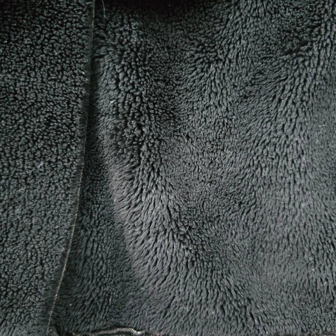 【Armani Collezioni 】ブラック レザー調コートサイズ50