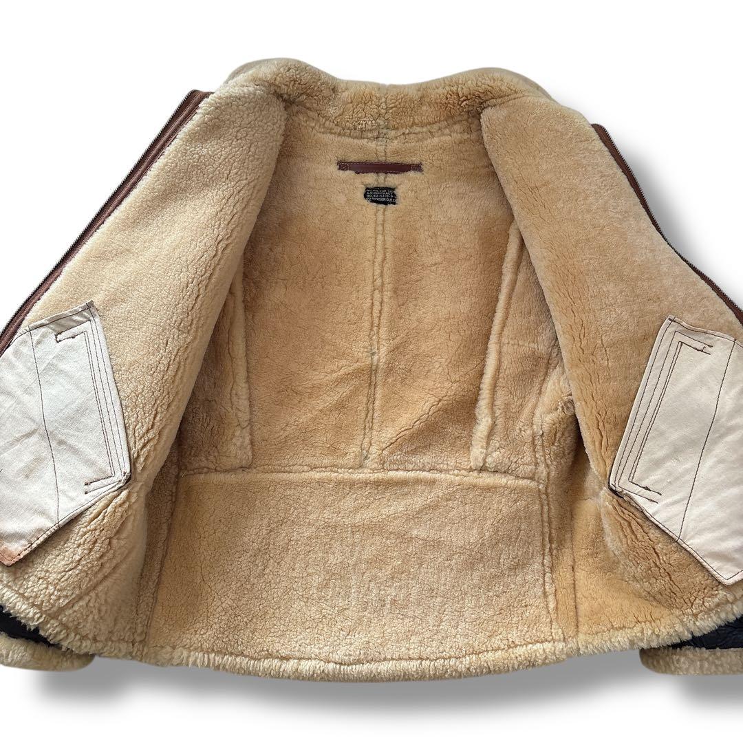 Buzz Rickson’s B-6 ムートン フライトジャケット 実寸M相当