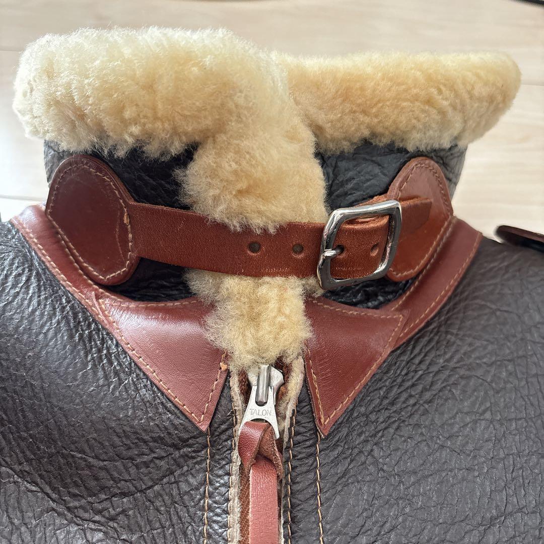 Buzz Rickson’s B-6 ムートン フライトジャケット 実寸M相当