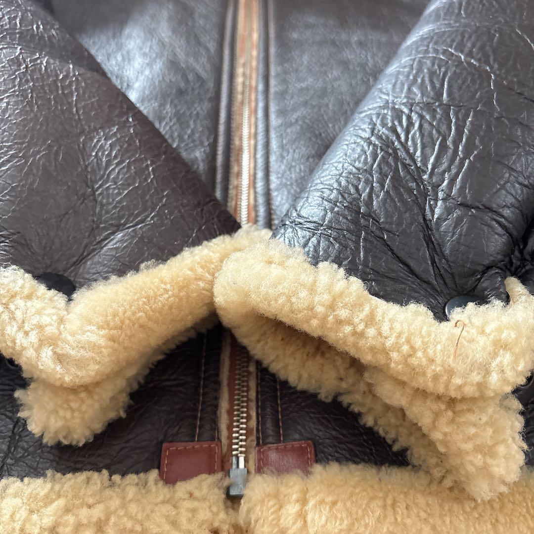 Buzz Rickson’s B-6 ムートン フライトジャケット 実寸M相当