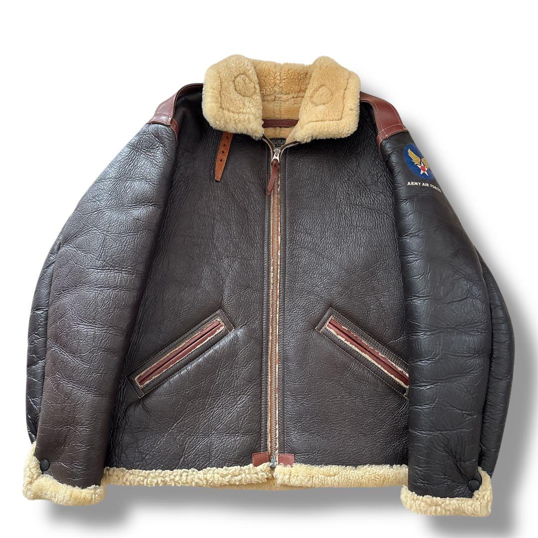 Buzz Rickson’s B-6 ムートン フライトジャケット 実寸M相当