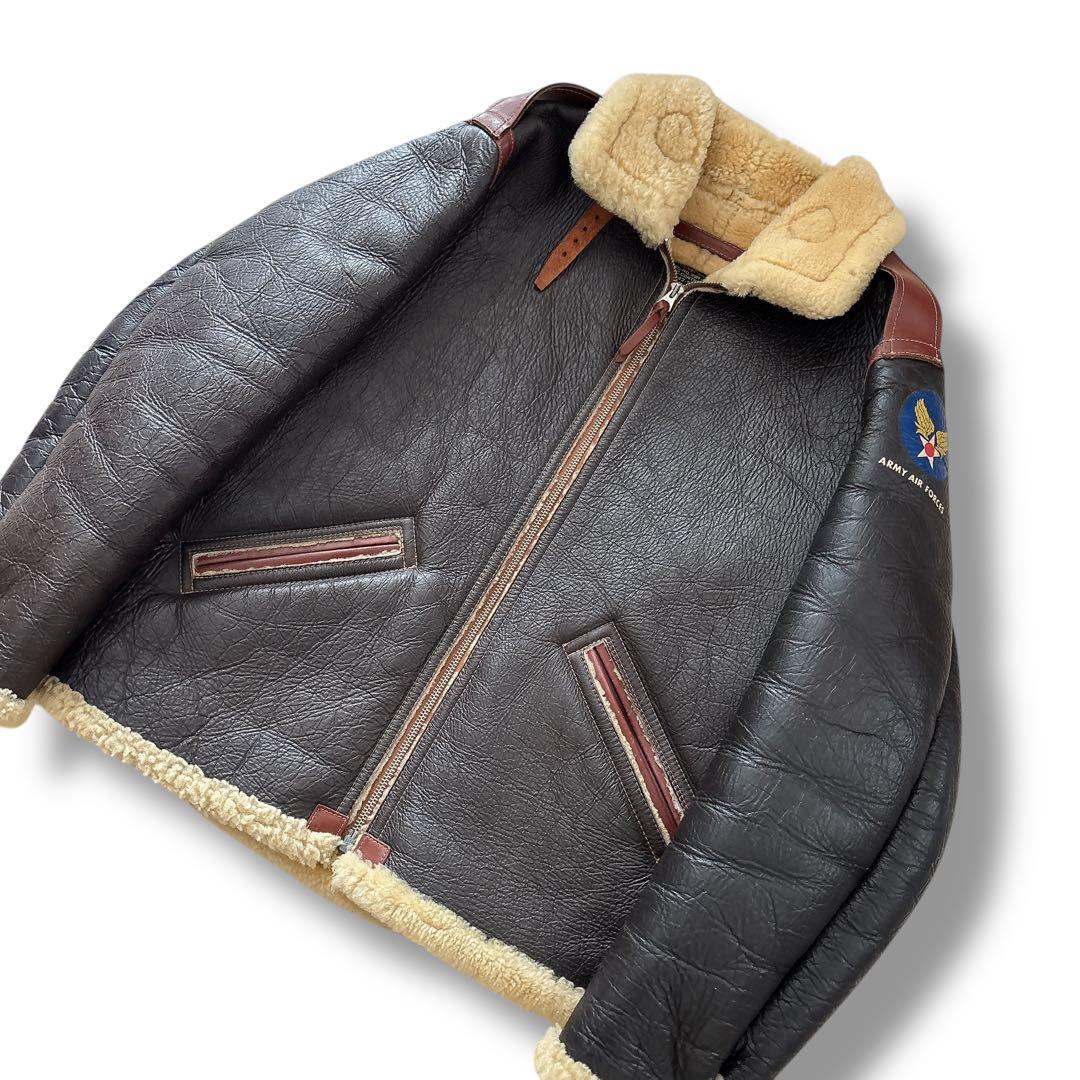 Buzz Rickson’s B-6 ムートン フライトジャケット 実寸M相当