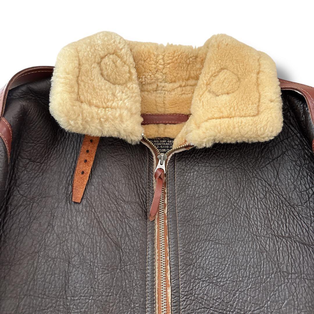 Buzz Rickson’s B-6 ムートン フライトジャケット 実寸M相当