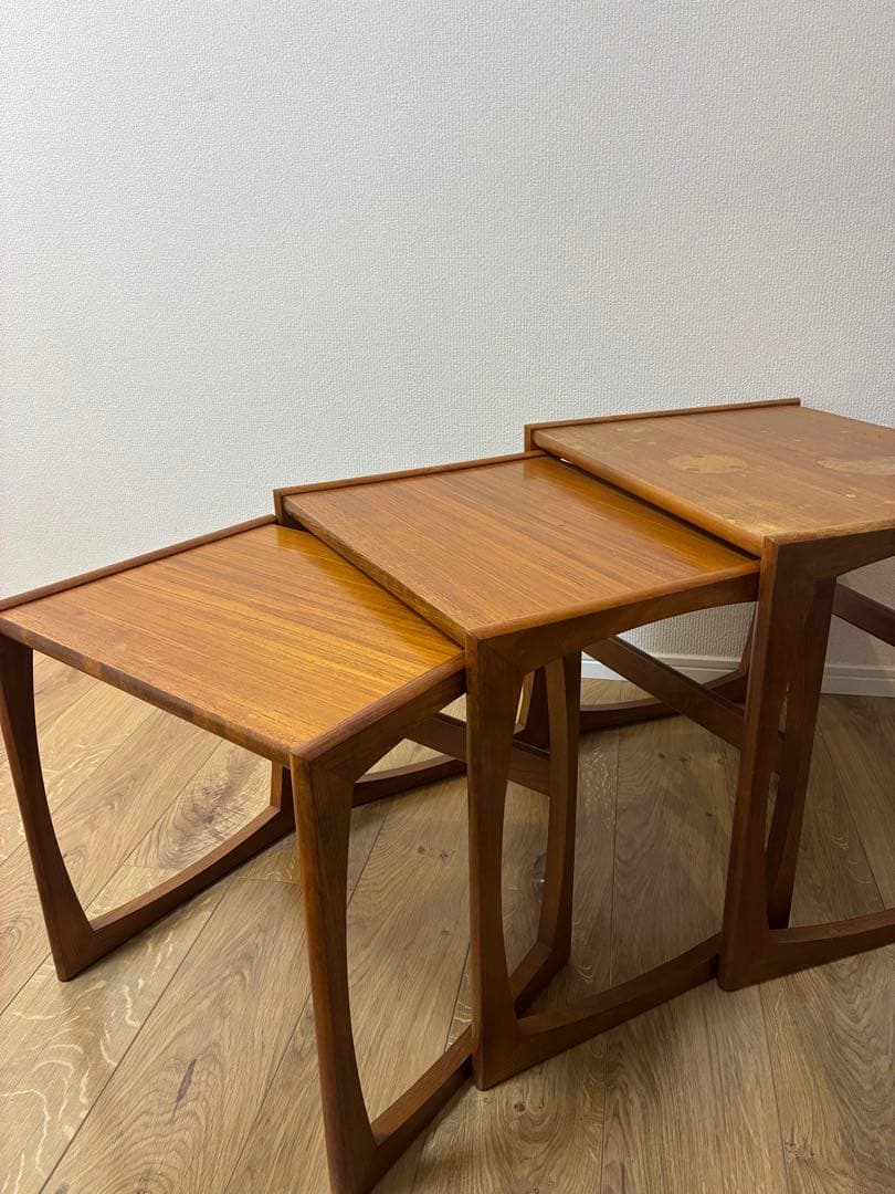 G-PLAN Quadrille ネストテーブル ヴィンテージ チーク