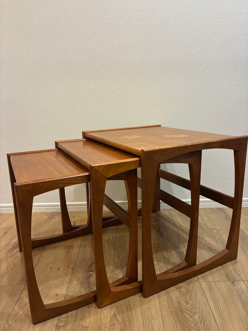 G-PLAN Quadrille ネストテーブル ヴィンテージ チーク