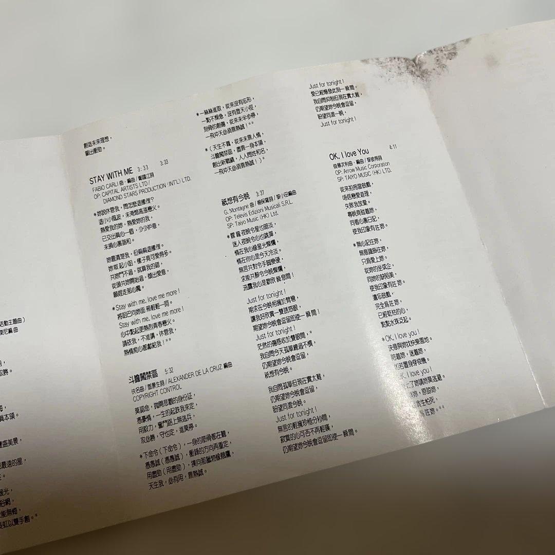 ジャッキー・チェン　CD　Jackie　成龍　香港