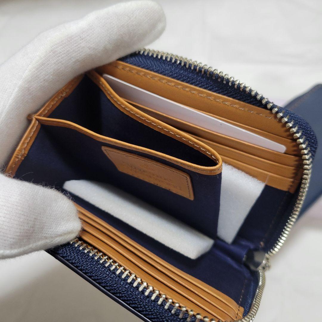 ヴィヴィアンウエストウッド ネイビー レザー 二つ折り財布 キーケース 2点