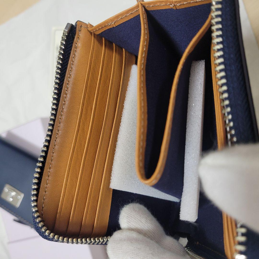 ヴィヴィアンウエストウッド ネイビー レザー 二つ折り財布 キーケース 2点