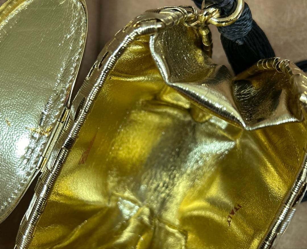 rodo ロド　ショルダーバッグ　斜め掛け　イタリア製　✨メタル製