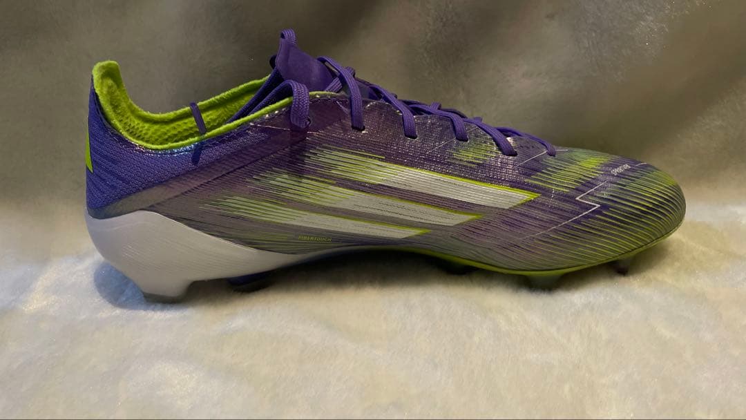 adidas F50 FG 25cm 紫/緑 収納袋、箱付き