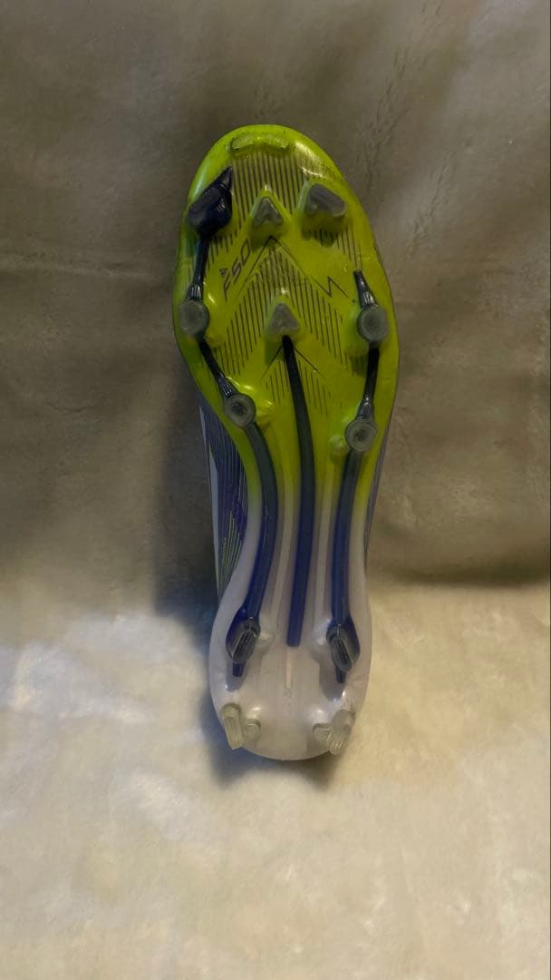 adidas F50 FG 25cm 紫/緑 収納袋、箱付き