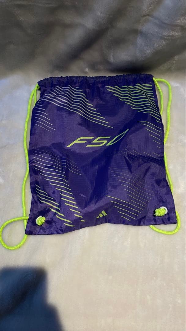 adidas F50 FG 25cm 紫/緑 収納袋、箱付き