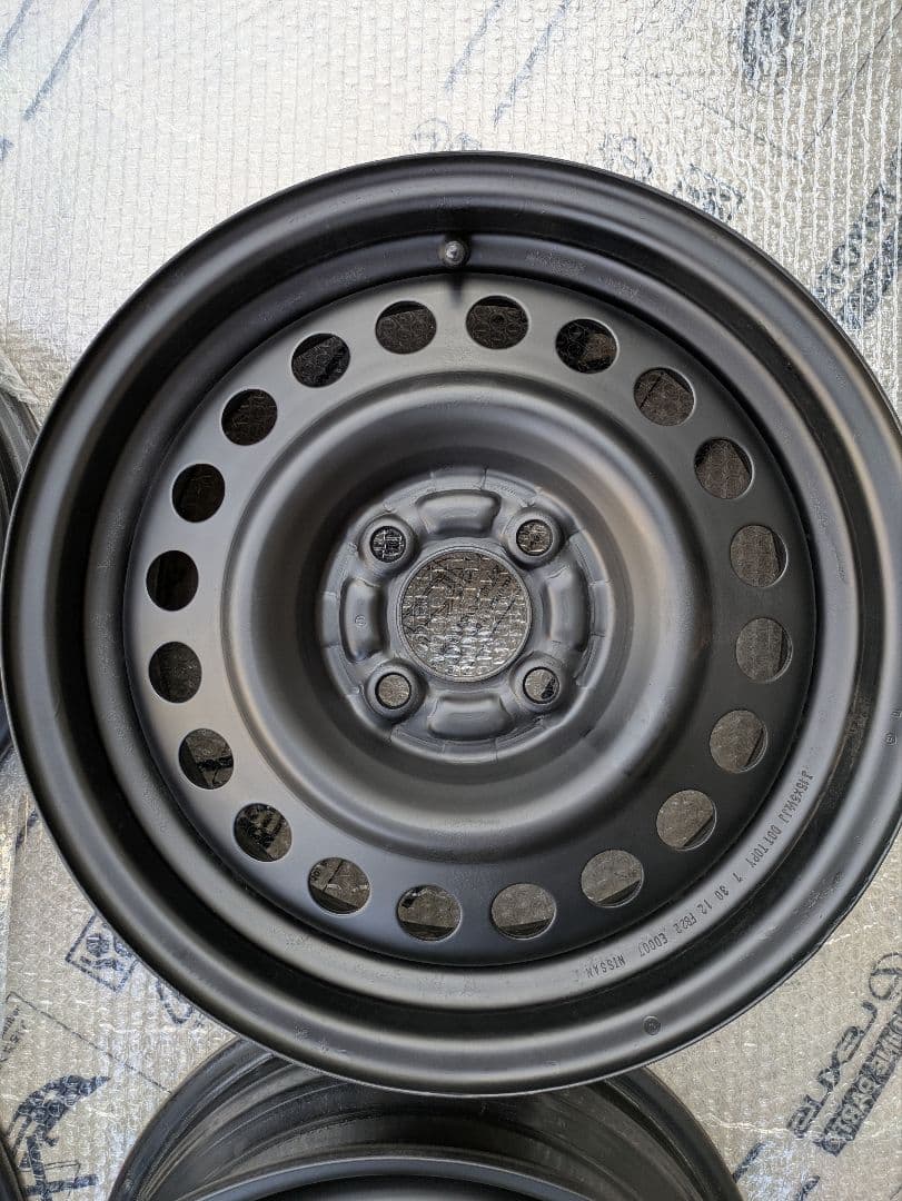 【美品】【塗装済み】 ニッサン キューブ 15インチ 純正 ホイール 送料込み