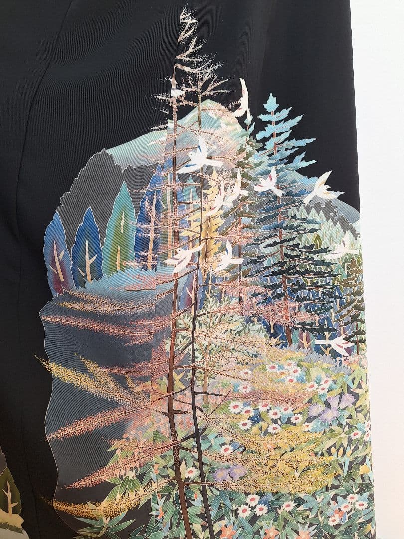 着物リメイクワンピース3692