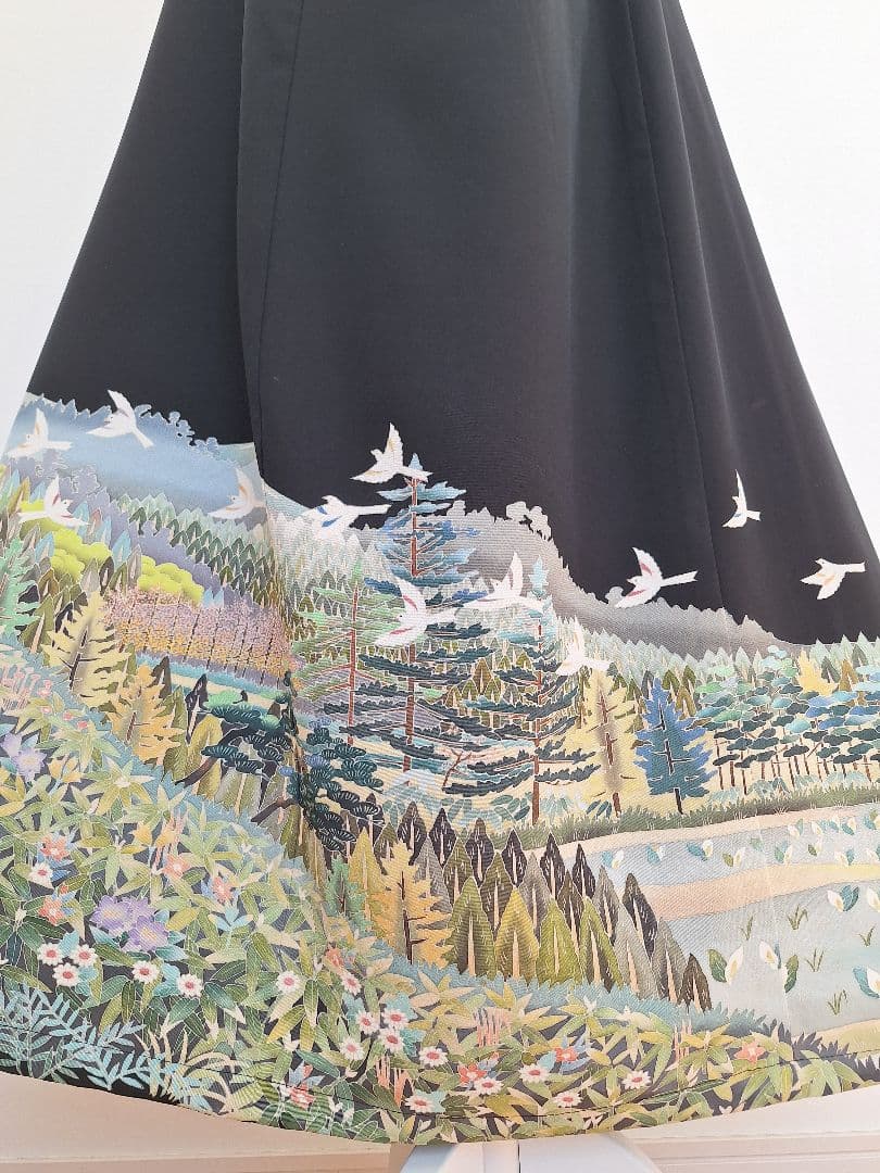 着物リメイクワンピース3692