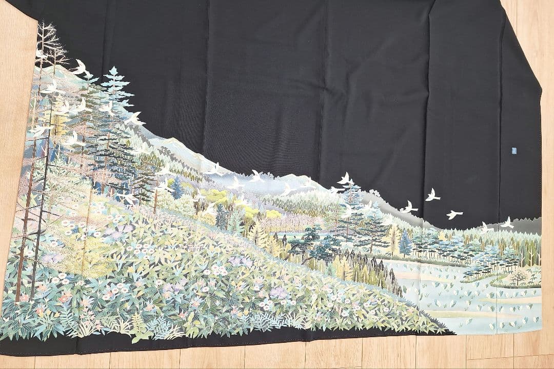 着物リメイクワンピース3692