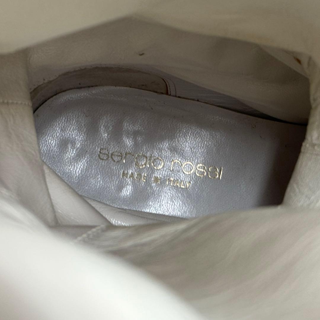 Sergio Rossi パイソン革ロングブーツ　36 1/2 23,5cm