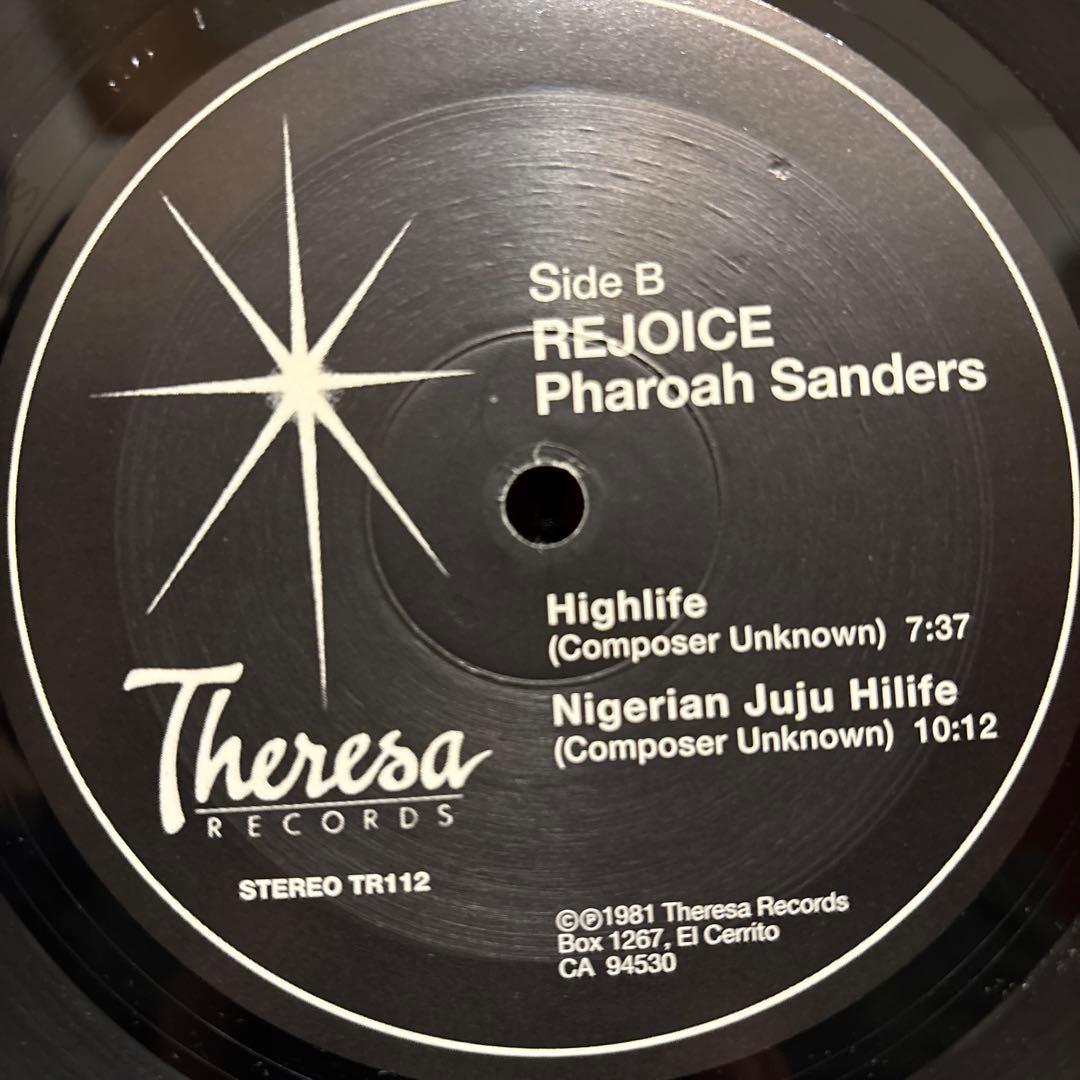 Pharoah Sanders Rejoice レコード ファラオ・サンダース