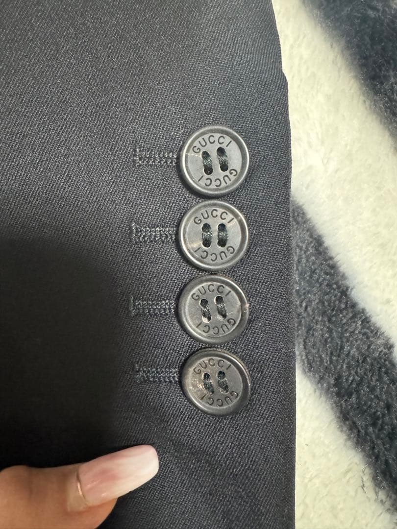 【美品】GUCCI ブラックスーツジャケット