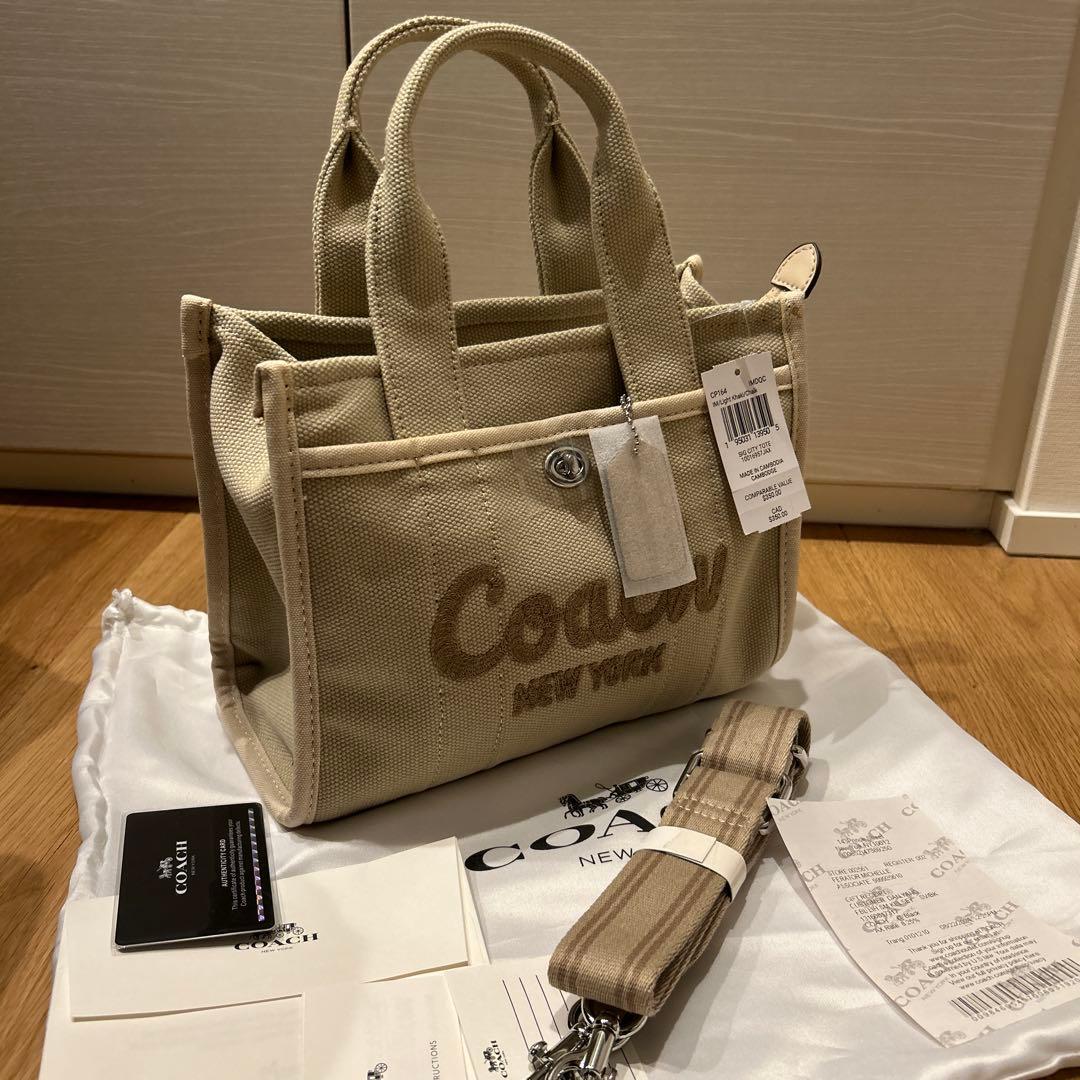 maki　COACH カーゴ トート 26 ダークナチュラルCP164
