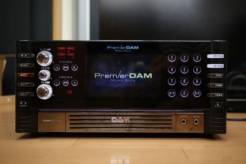 家庭用 カラオケ ロック無 Premier DAM XG1000 カラオケセット