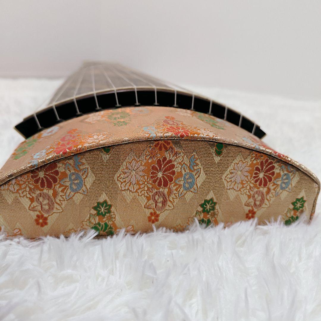 琴　13弦　琴柱・鳥居付　すだれ彫　お琴　弦楽器　練習用　初心者用