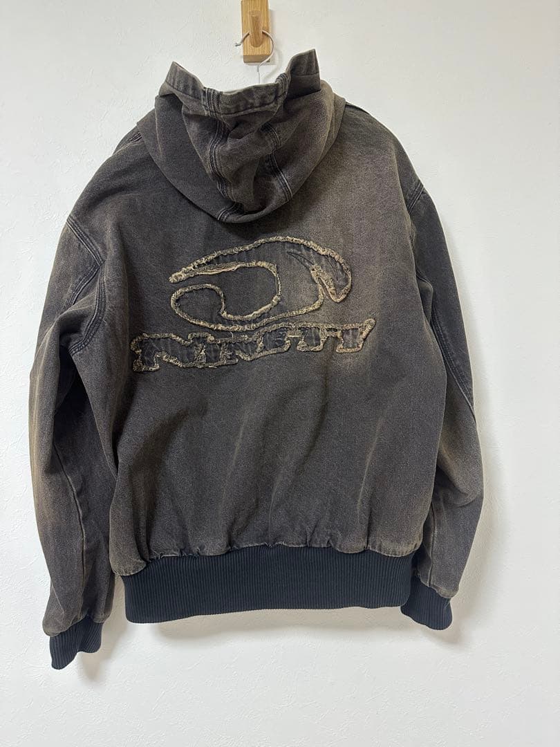 ジャケット・アウター 9090 Heisei Logo Denim Zip Hoodie