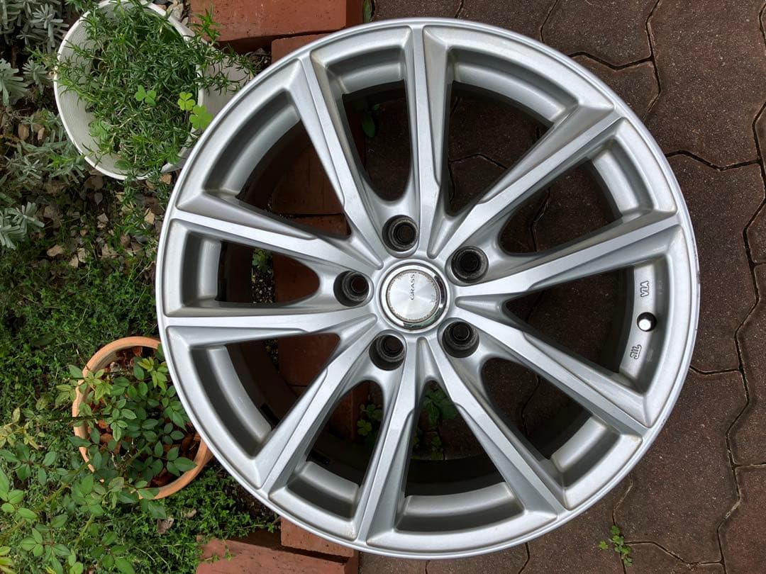 17インチ シルバー スポークホイール