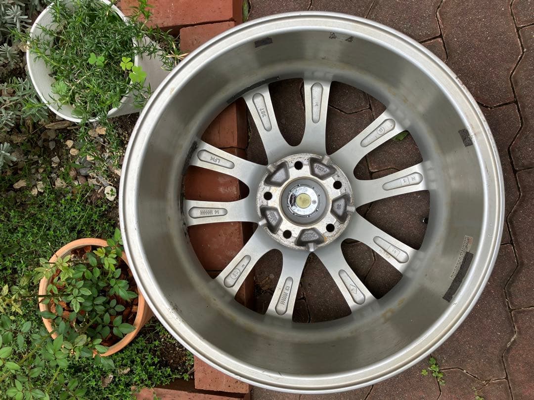 17インチ シルバー スポークホイール