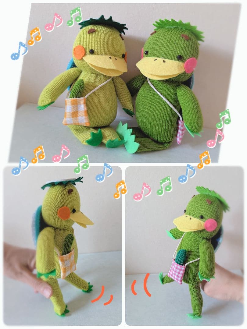 ぱんだ様オーダー品　パペット　カッパ