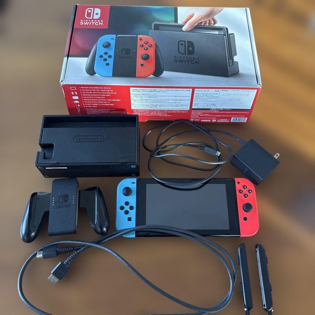 Nintendo Switch ネオンブルー/レッド本体＋Joy-Con2個付