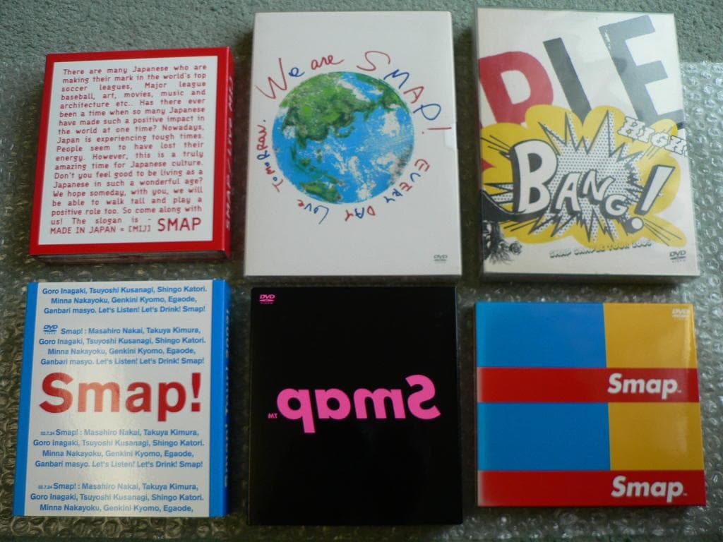 SMAP★DVD6点【Smap／pamS／2002／MIJ／2005／2010】